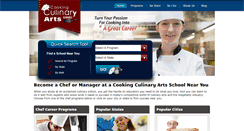 Desktop Screenshot of cooking-culinary-arts-schools.org